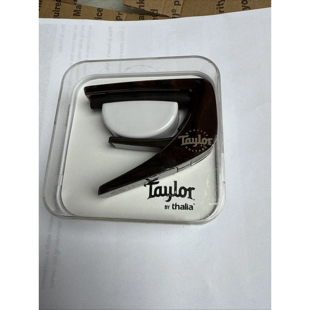 Thalia Guitar Capo Taylor Officially Licensed 400 Series Reflections, Black Chro
